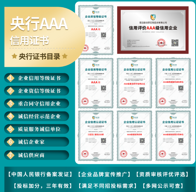 AAA企业信用等级申请流程及费用